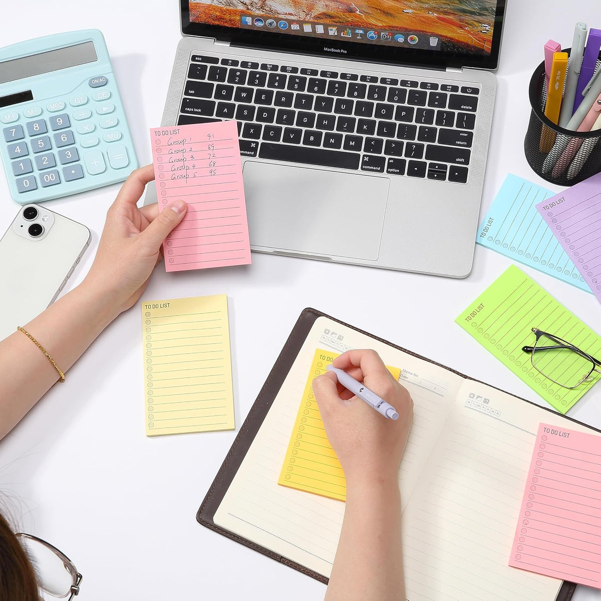 Mr. Pen- to Do List Sticky Notes, 3” x 5”, 9 Pads, 360 Sheets