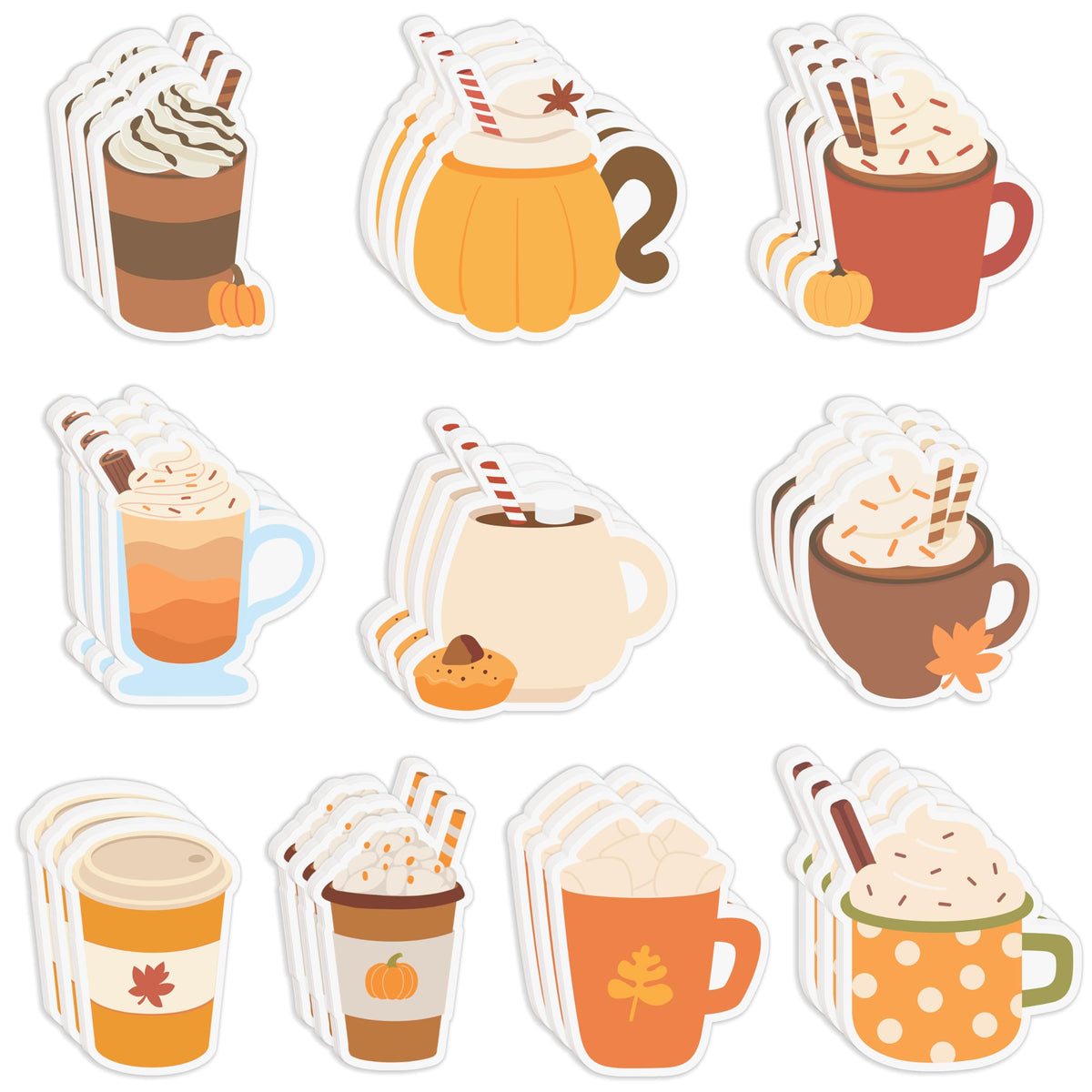 Xqumoi 30 Pack Ice Cream Sticky Notes Summer Office School Class Supplies