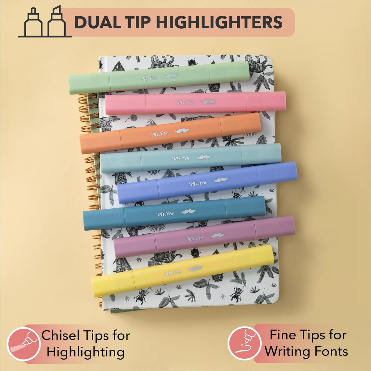 Mr. Pen- Cute School Supplies with Pen Case, 52 pcs, Pink, College Supplies