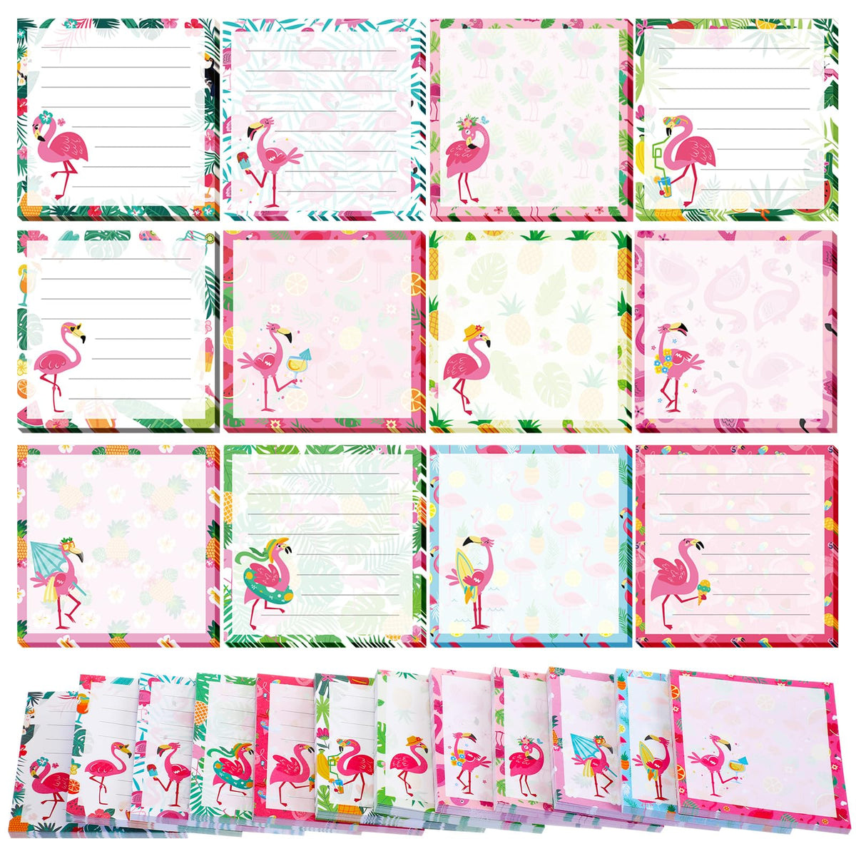 Handepo 12 Pcs Dog Sticky Notes 3"x3" Cute Puppy Vet Tech Week Gifts