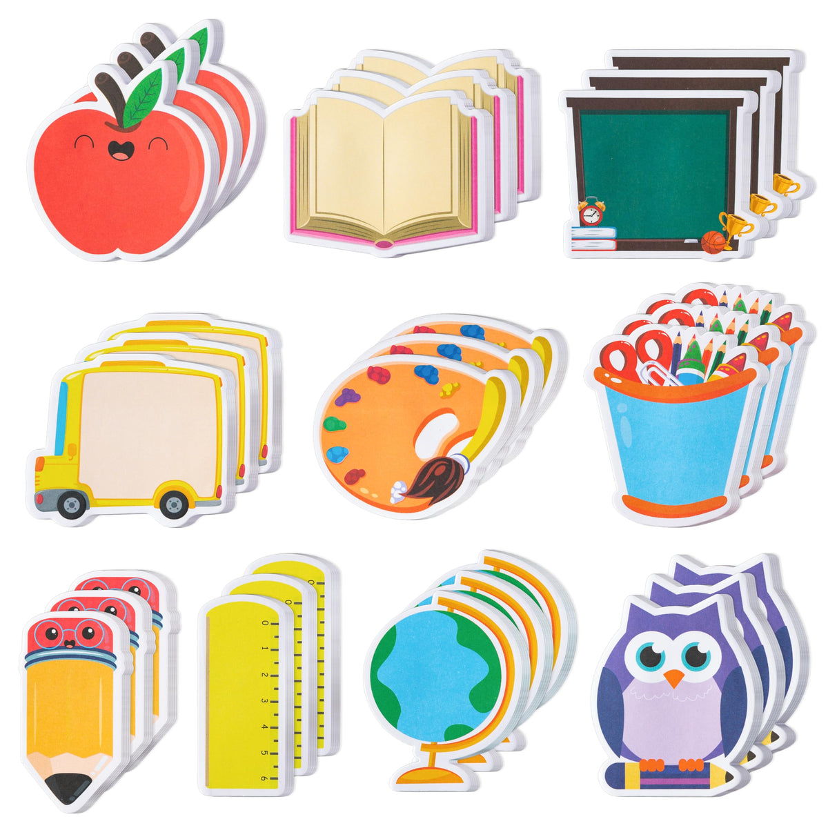 Xqumoi 30 Pack Ice Cream Sticky Notes Summer Office School Class Supplies