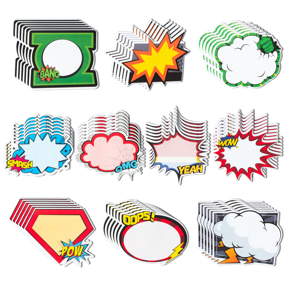AgincBerry Boho Smile Face Sticky Notes - 30PCS Back to School Colorful Preppy Self-Stick Notes Mini Happy Smile Face Memo Pad Creative Shaped Notepad Writing Sticky Note Office Home Gift Tab Supplies