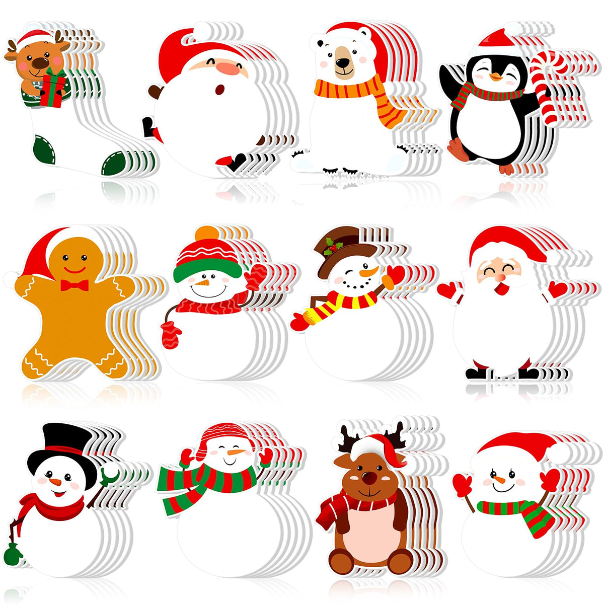 Zhanmai 1200 Pcs Halloween Ghost Sticky Notes Bulk