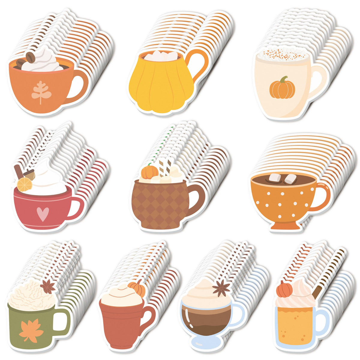 CJiangpo 30Pcs Marshmallow Funny Sticky Notes Pads Camping Party Favors