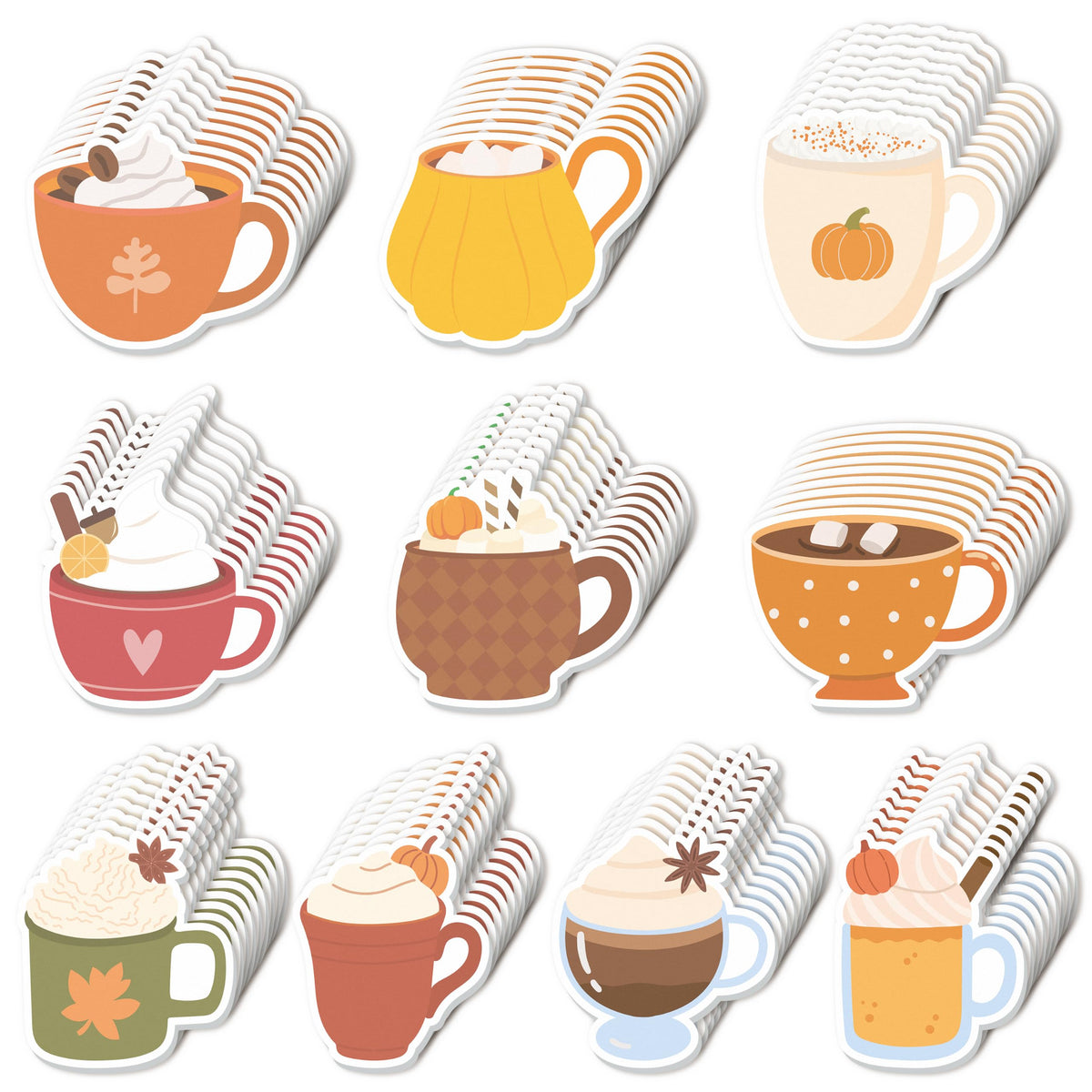 CJiangpo 30Pcs Marshmallow Funny Sticky Notes Pads Camping Party Favors