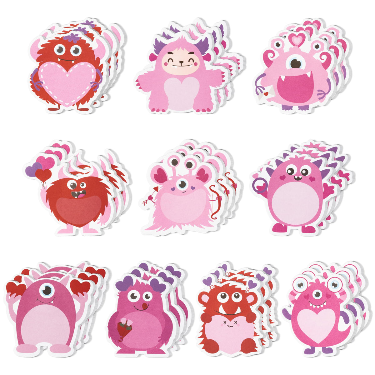 CJiangpo 30Pcs Marshmallow Sticky Notes Pads 600 Sheets Self Stick Notepad