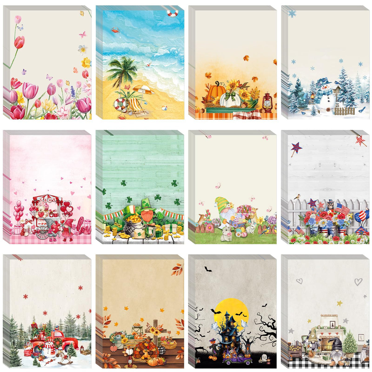 Thenshop 24 Pcs/720 Sheets Coquette Pink Bow Sticky Notes Bow Self Stick Notepad to Do List Writing Memo Pads Goodies Bags Fillers for Birthday Party Favors Rewards Gifts Home Office, 4 x 3 Inches