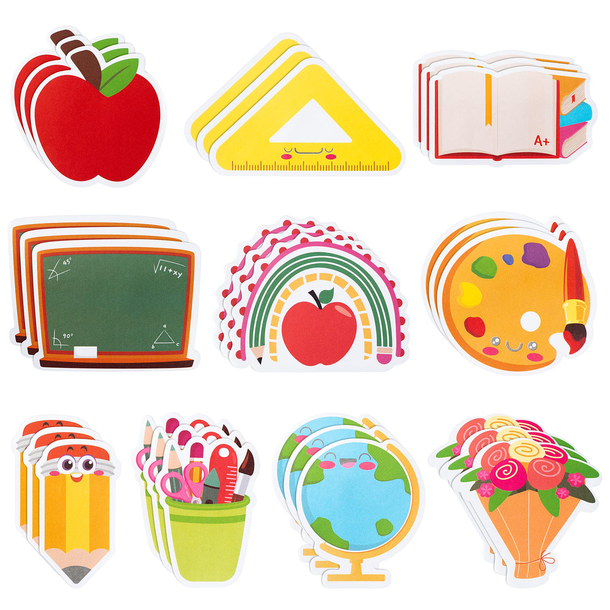 Xqumoi 30 Pack Ice Cream Sticky Notes Summer Office School Class Supplies