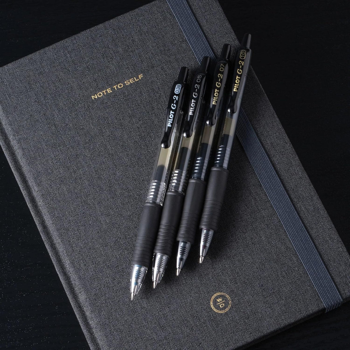 PILOT G2 Premium Gel Pens, Bold Point 1.0mm, Black Ink, 12-Pack