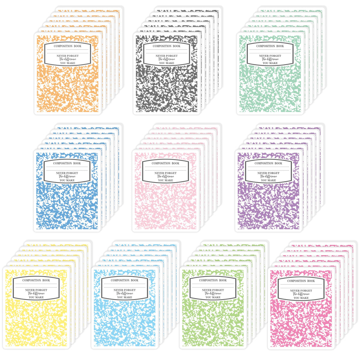 CJiangpo 30Pcs Marshmallow Funny Sticky Notes Pads Camping Party Favors