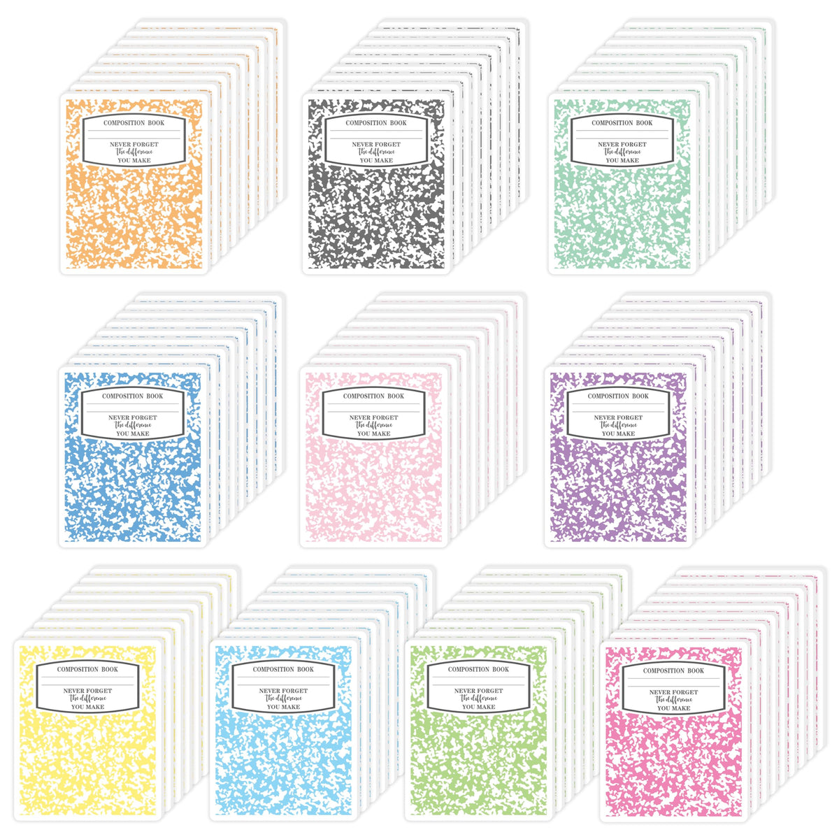 CJiangpo 30Pcs Marshmallow Funny Sticky Notes Pads Camping Party Favors